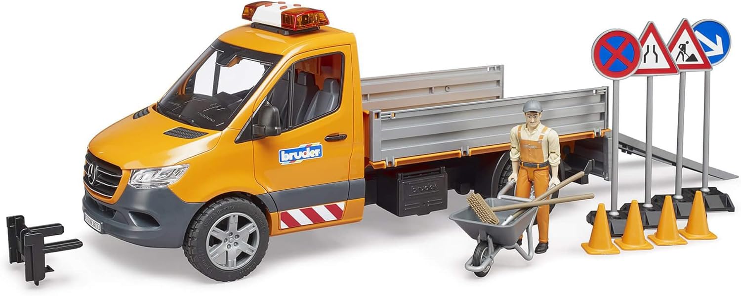Bruder Mercedes Benz Sprinter Municipal Works Vehicle with Figure and Accessories