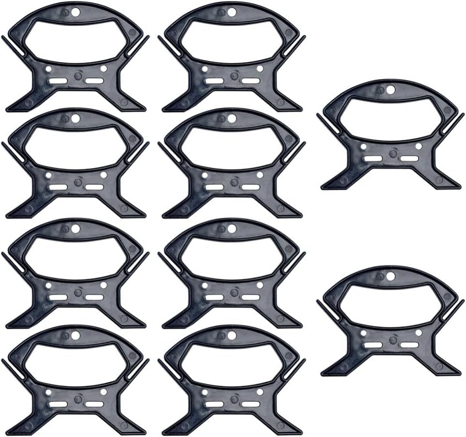 Garneck 10pcs Winder Wind up for Cord Fishing Tools Organizer Rope Spooler Fishing Gadgets Cable Winder Kite Reel Cord Organizer Extension Cord Storage Extension Cord Wrap String Black