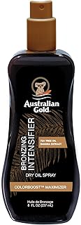 Australian Gold Bronzing Intensifier Dry Oil Spray, 8 Ounce | Colorboost Maximizer (AGDOBS)