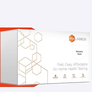 Herpes STD Test Kit at Home for Women & Men - HSV-2 Antibody Screening - Blood Sample Collection - Discreet Packaging & Lab-Certified Results - Convenient at-Home STI Testing