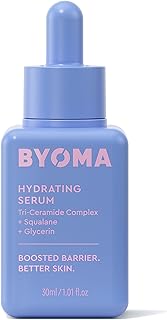 BYOMA Hydrating Serum - Moisturizing Facial Serum with Squalane, Glycerin & Ceramides - Hydrating for Glowing, Dewy Skin - 1.01 fl. oz