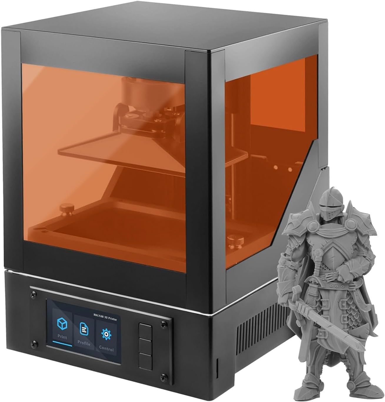 MALYAN S100 Mini Resin 3D Printer with 5.5" 2K LCD Curing Screen, High Precision, Auto Leveling, Printing Size 115 x 65 x 110 mm, Beginner Friendly