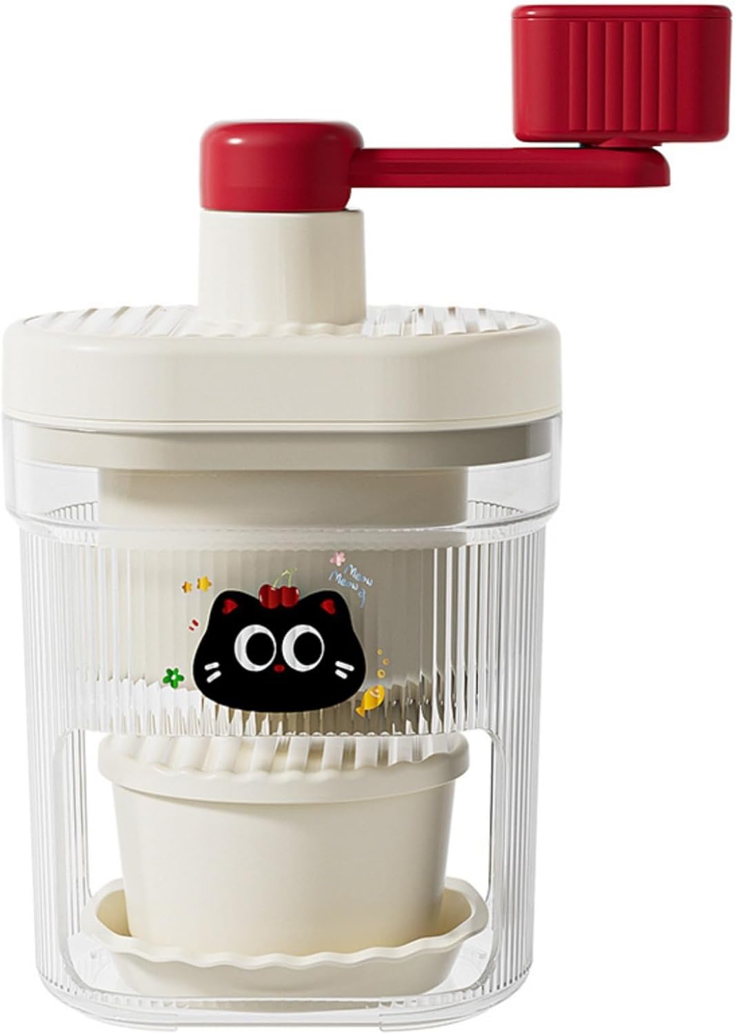 Portable Manual Shaved Ice Maker with Non Slip Base Includes 1 Freezing Bowl and 2 Ice Discs BPA Free Perfect for Homemade Snow Cones Bingsu and Refreshing Summer Treats Crownful Shaved Ice Machine