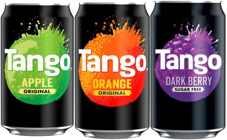 Tango Apple, Dark Berry, Orange Sugar Free 330ml - 03 Mixed Cans (03 x 330ml)