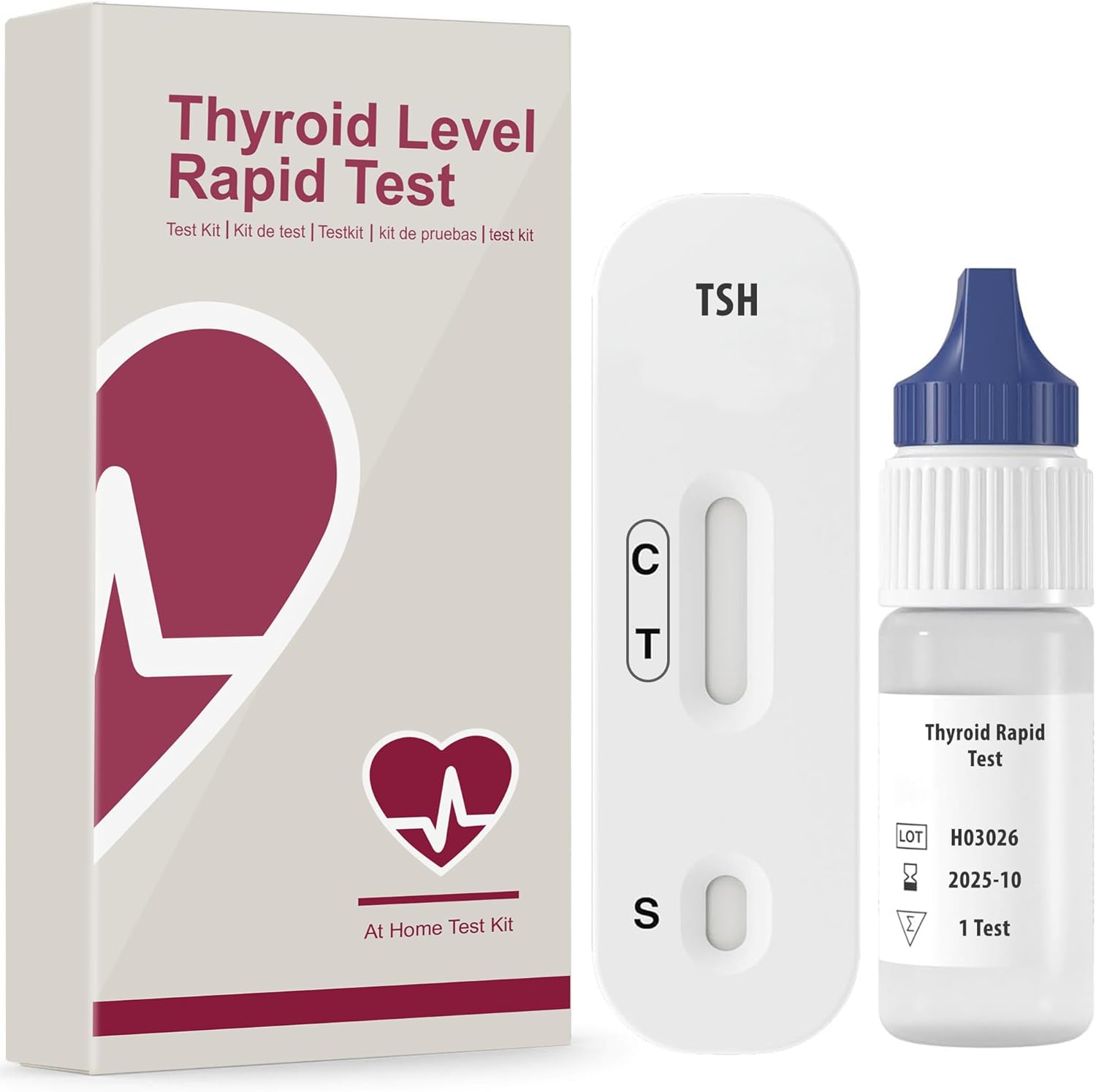 Thyroid Testing kit - Underactive Thyroid Test kit at Home | Accurate and Reliable TSH Test kit (1 Test)