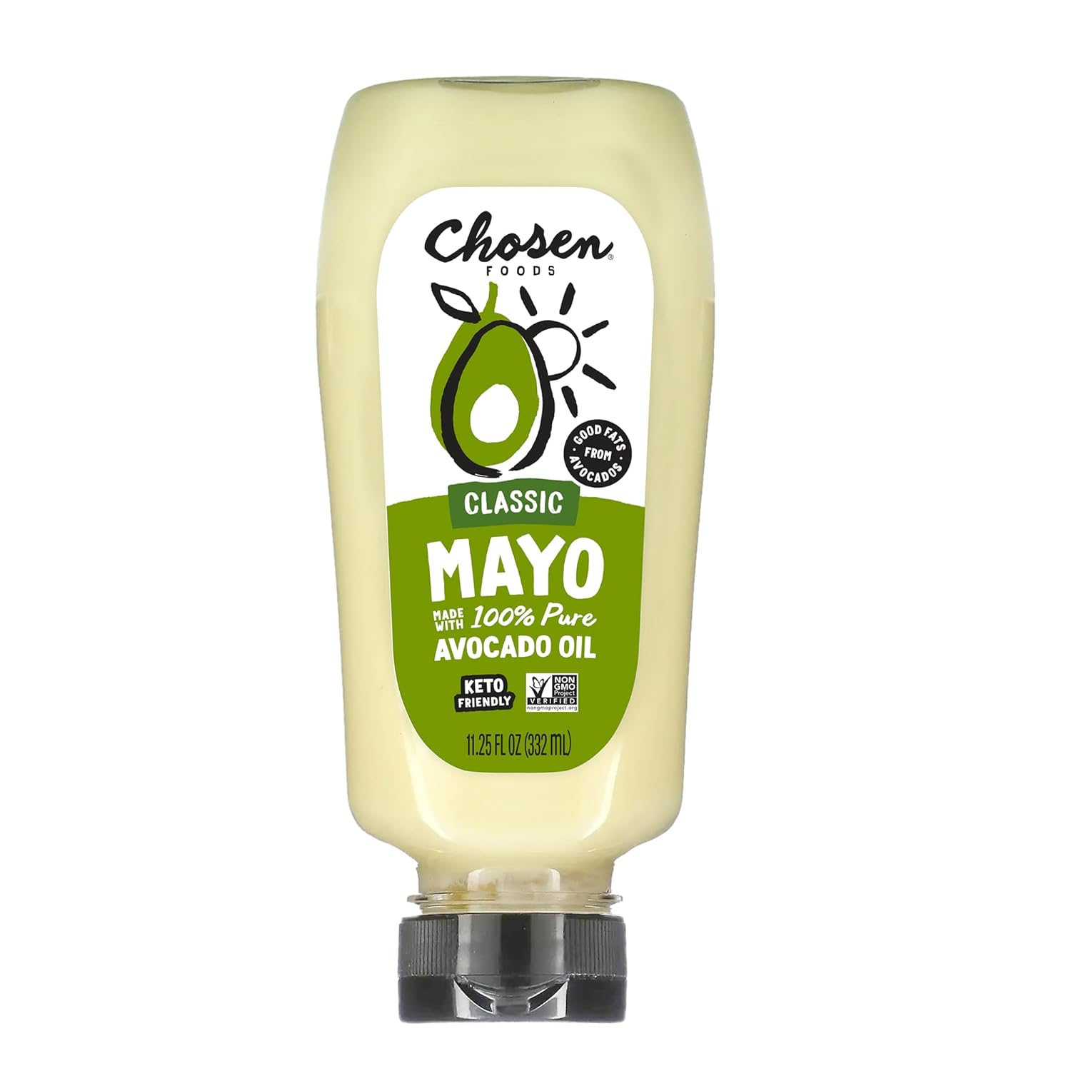 CHOSEN FOODS Classic Squeeze Mayo, 332 ML