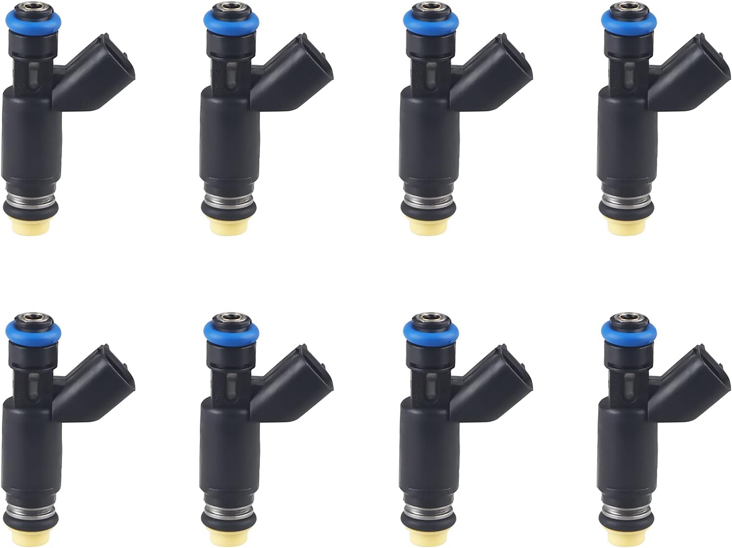 JDMON Fuel Injectors Compatible with Chevy Silverado Tahoe Suburban Avalanche Express 1500 GMC Yukon Sierra Savan 1500 5.3L 2002-2007 Replace 25326903 12580426 Pack of 8