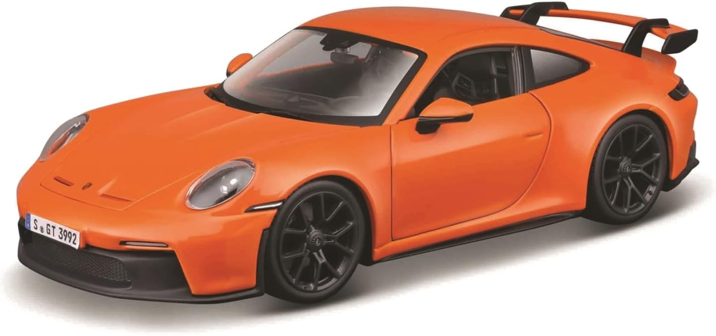 Bburago PORSCHE 911 GT3 2021 Super Car - 1:24 Scale - Incredibly Detailed Die-Cast Replica Collectible Model Car