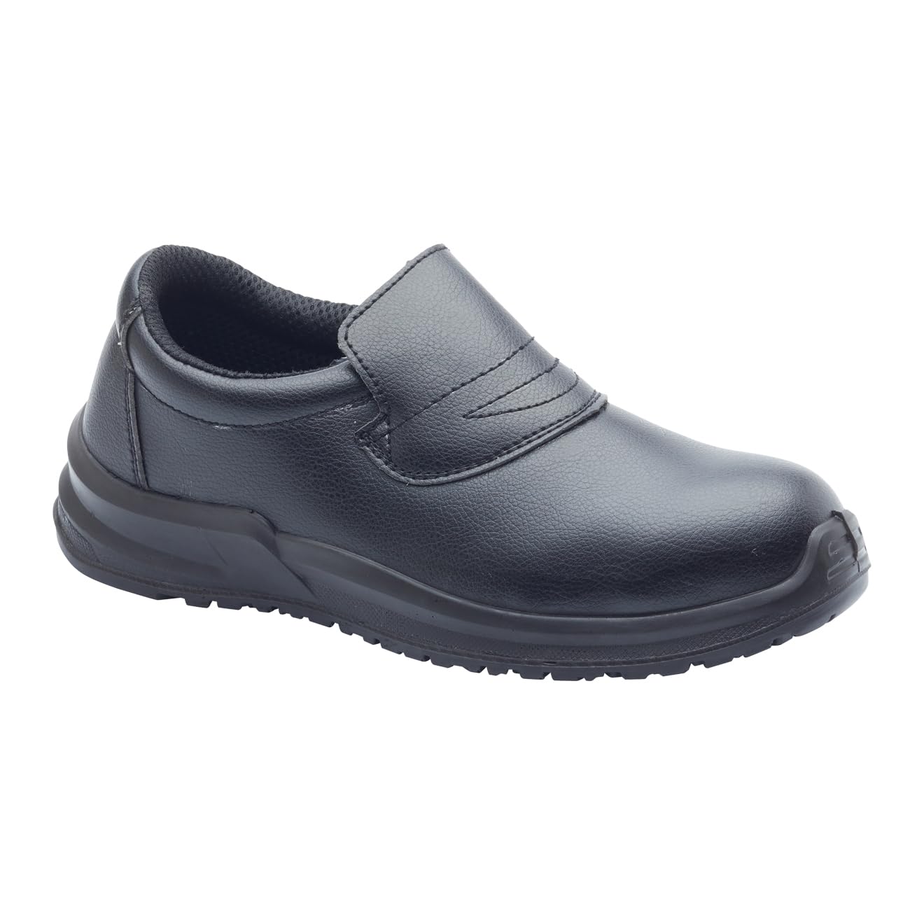 Blackrock Slip-On Safety Shoes, Mens Womens Steel Toe Cap, Chef, Nursing, Orthopedic, Non-Slip Work Shoes, Work Utility Footwear, Hygiene, Catering, Kitchen Anti-Slip - Size 5