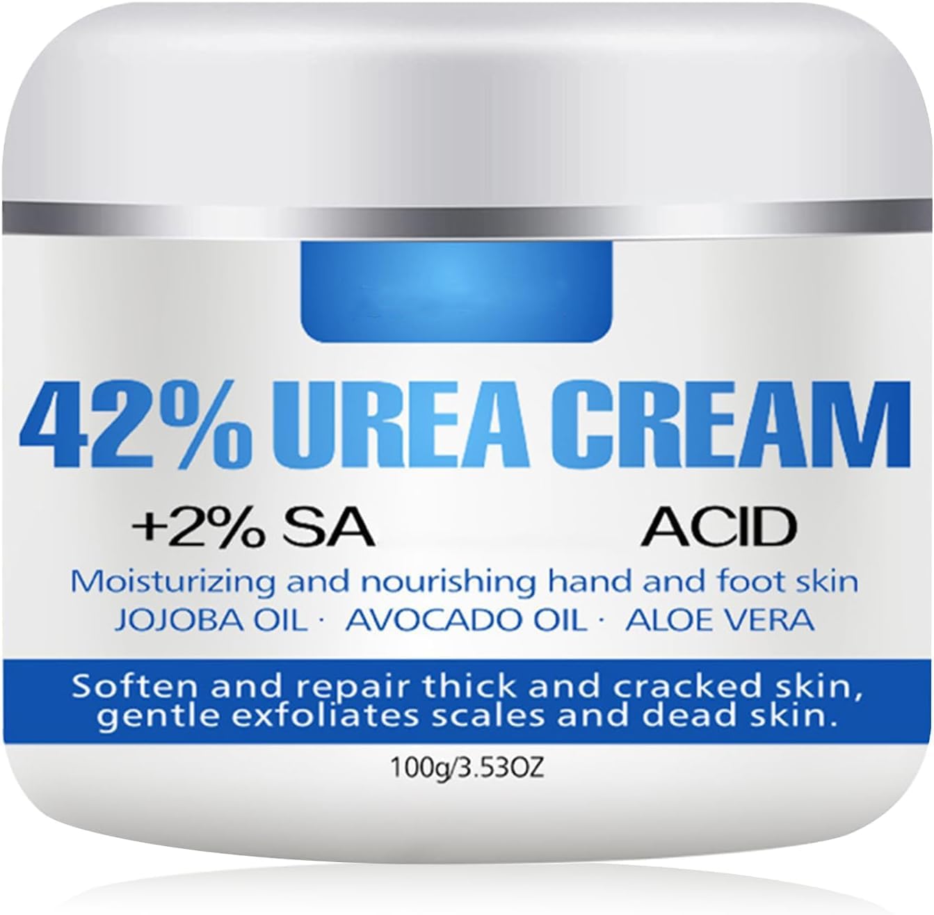 Urea 42% Foot Cream, Cracked Heel Cream For Feet and Hand, Callus Remover For Dry And Hard Skin, Maximum Strength for Hand, Foot and Body Care, 100g (Original Scent)