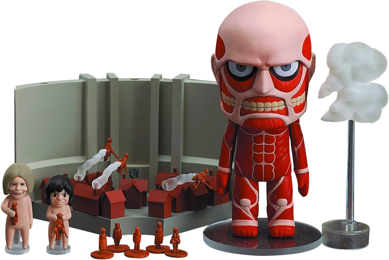 Good Smile Attack on Titan: Colossal Titan Nendoroid and Playset Action Figure Busts