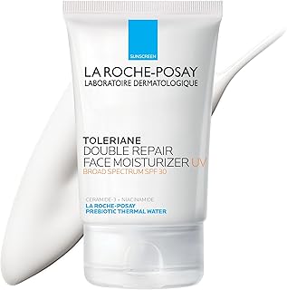 La Roche-Posay Toleriane Double Repair Face Moisturizer, Daily Moisturizer Face Cream with Ceramide and Niacinamide for All Skin Types, Oil Free, Fragrance Free
