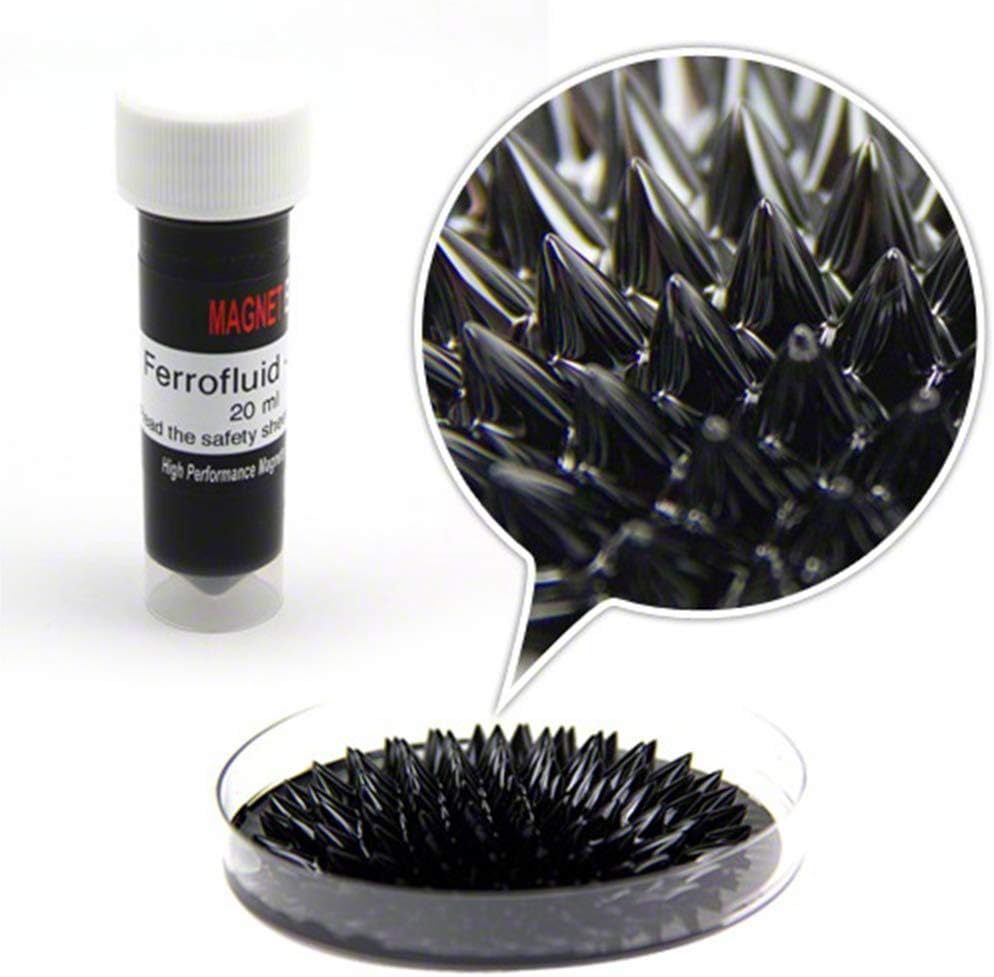 first4magnets? EFH1 Ferrofluid 20ml with 90mm Petri Dish & Pipette for Science, Education, Experiments, Students, and Teachers
