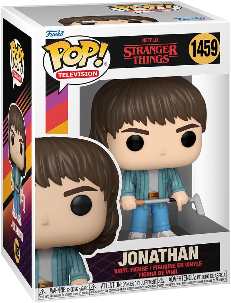 Funko POP! TV: Stranger Things - Jonathan Byers With Golf Club - Collectable Vinyl Figure - Gift Idea - Official Merchandise - Toys for Kids & Adults - TV Fans - Model Figure for Collectors