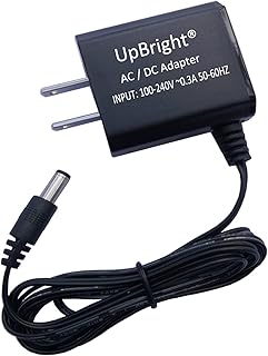UpBright 5V AC/DC Adapter Compatible with NGTeco MB2 MB1 Time Clock Clocks for Employees Small Business Face Finger Scan RFID and PIN Office Card Machine 5VDC 5.0V DC5V Power Supply Cord Charger PSU