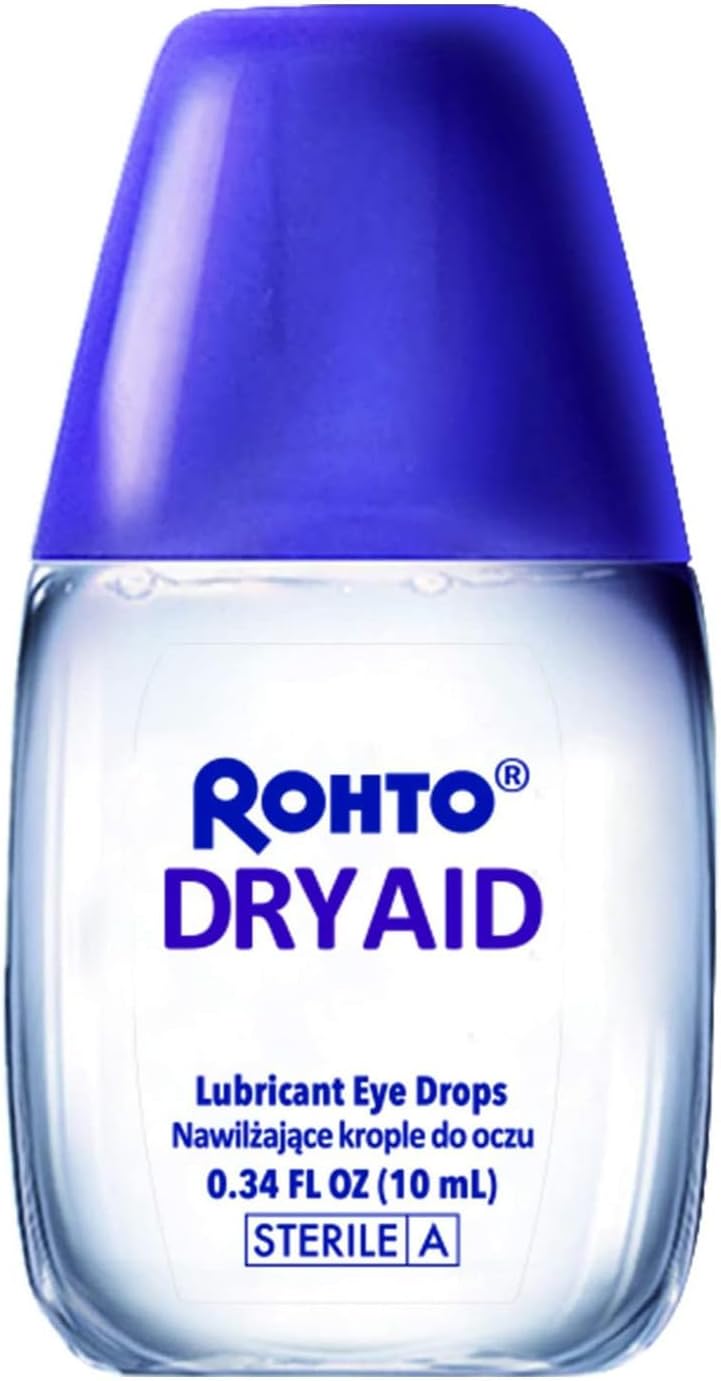 Rohto Dry Aid Intensive Dry Eye Relief Eye Drops, 10ml (Pack of 1)