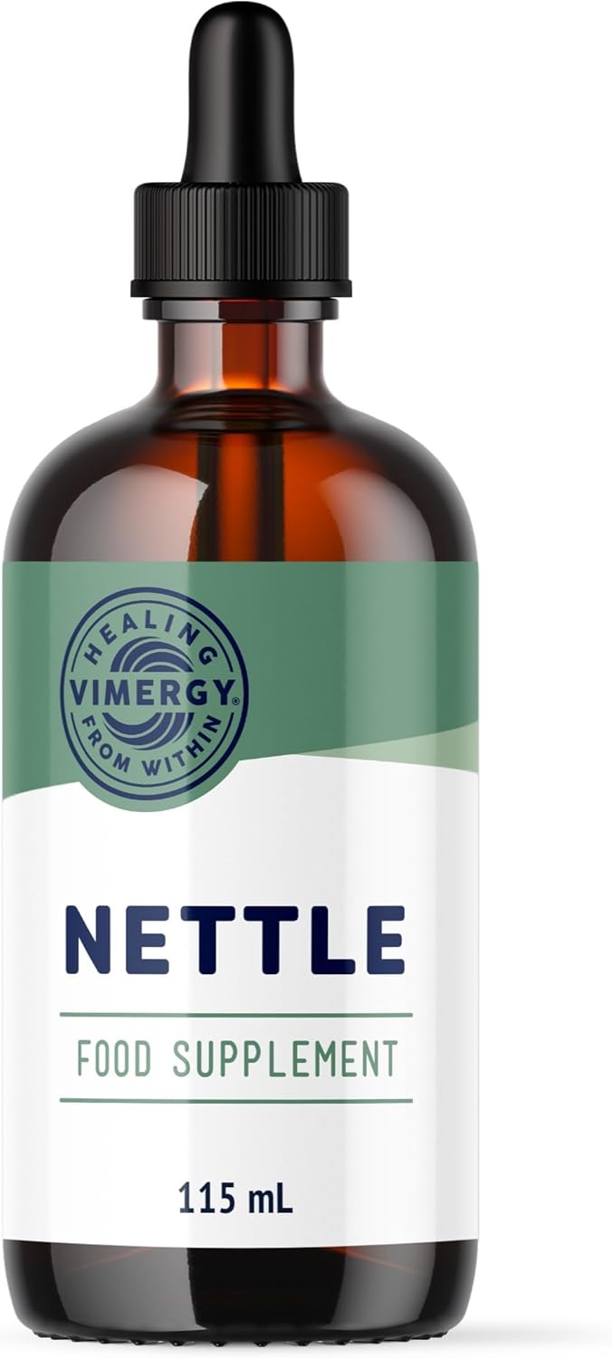 Vimergy Nettle, 57 Servings – Nettle Supplement – Glycerin-Based Liquid Nettle Supplement – Vegan Supplement – Formulated Without Sugar or Binders – Non-GMO & Gluten-Free (115 ml)