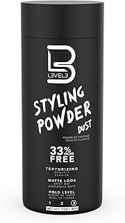 L3 Level 3 Styling Powder - Natural Look Mens Powder - Easy to Apply with No Oil or Greasy Residue