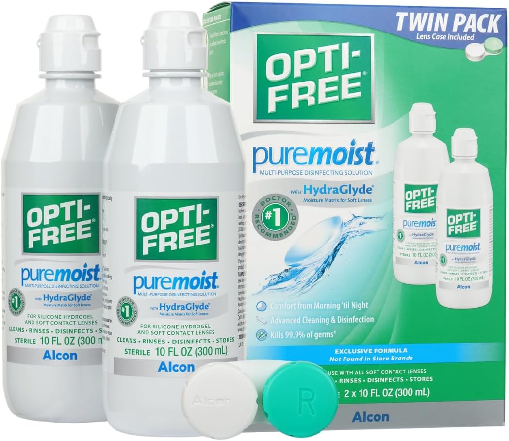 Opti-Free Puremoist Disinfecting Solution 2X10 Oz