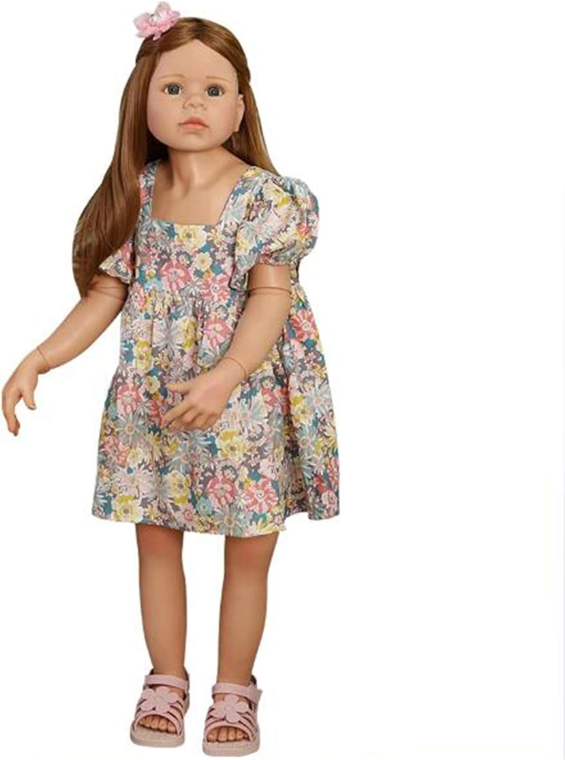 SHHYD 98CM Original Masterpiece Doll Toddler Princess Baby Girl 3-4Years Old Real Baby Dress Model Ball Jointed Full Body