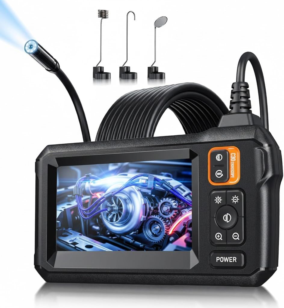 Endoscope Camera with Light, 1920P HD Borescope Tools(20FT)