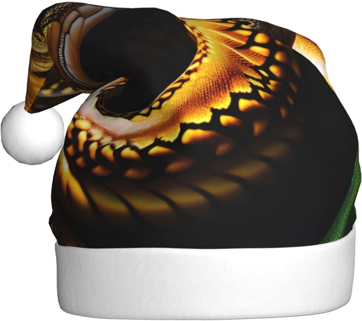 XZDLXJ Quetzalcoatlus waiting for food Plush Adult Festival Decor Hat with Soft Pom-Pom and Fluffy Trim