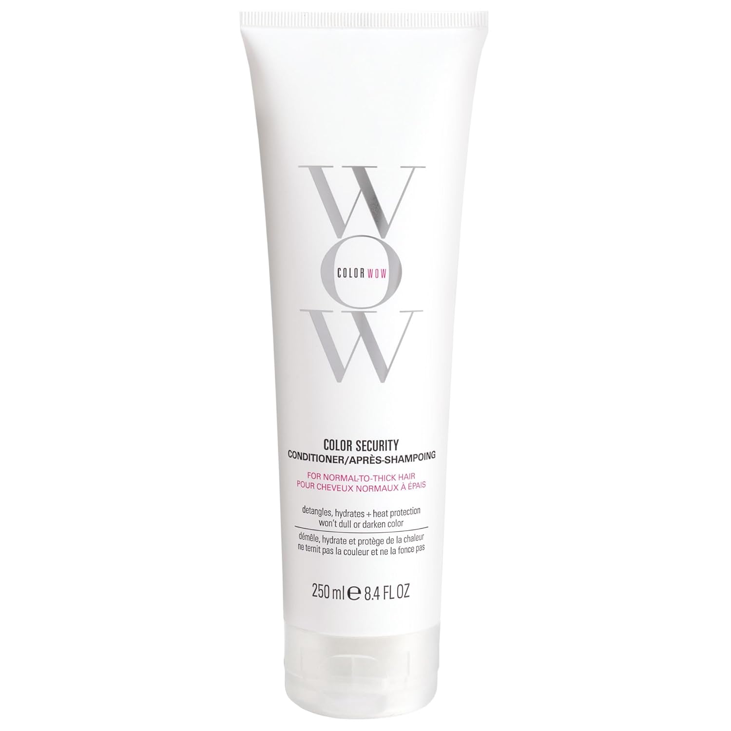 COLOR WOW Color Security Conditioner Normal to Thick – Rich hydration for thick, coarse, curly hair; detangles, nourishes + adds shine with Avocado Oil; color safe; heat protection