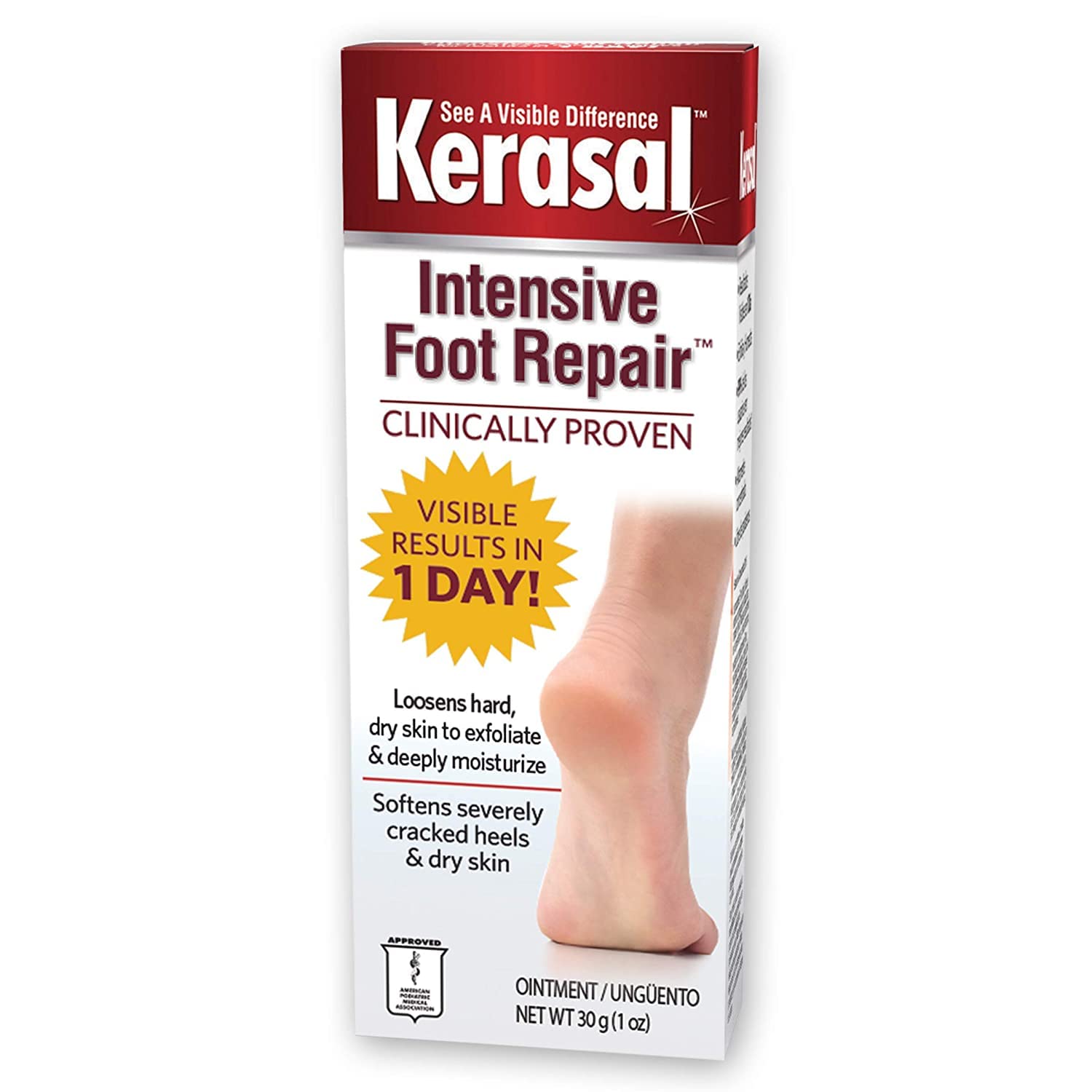 Kerasal Intensive Foot Repair Ointment 1 oz (Pack of 5)