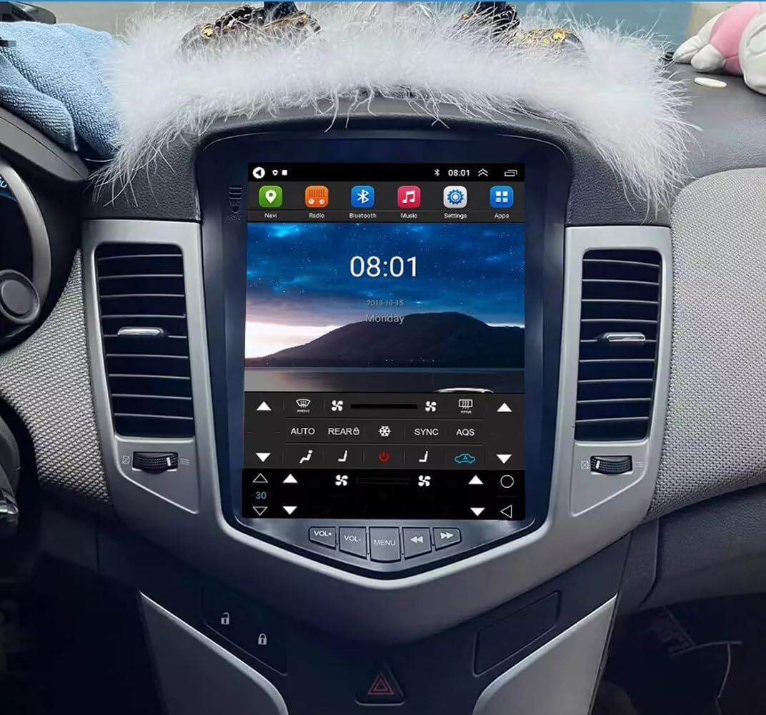 for Chevy Cruze Radio 2009-2015 Stereo 9.7" Tesla Style Touch Screen Wireless Carplay Android Auto Built-in DSP GPS Navigation Free Backup Camera (4GB RAM+64GB ROM)