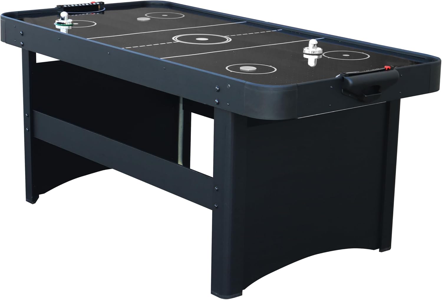 Air League Deep Space 6ft Air Hockey Table - Powerful Mains Fan for Airflow - Accessores Inclueded