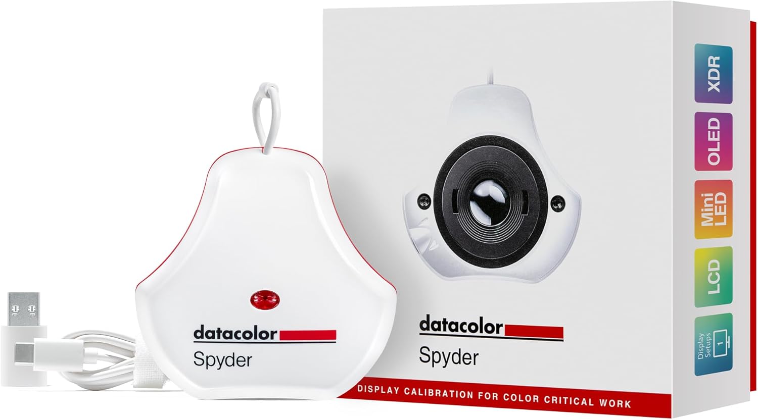 2024 Version Datacolor Spyder Monitor Calibration Tool: Ensures Accurate & Consistent Color for Photos & Online Content
