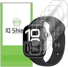 IQShield Screen Protector Compatible with Apple Watch 10 42mm (6-Pack) Anti-Bubble Clear Film