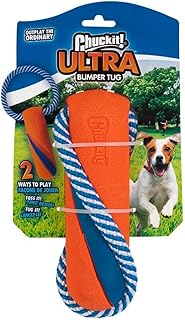 Chuckit! Ultra Bumper Tug Dog Toy,Orange,Medium