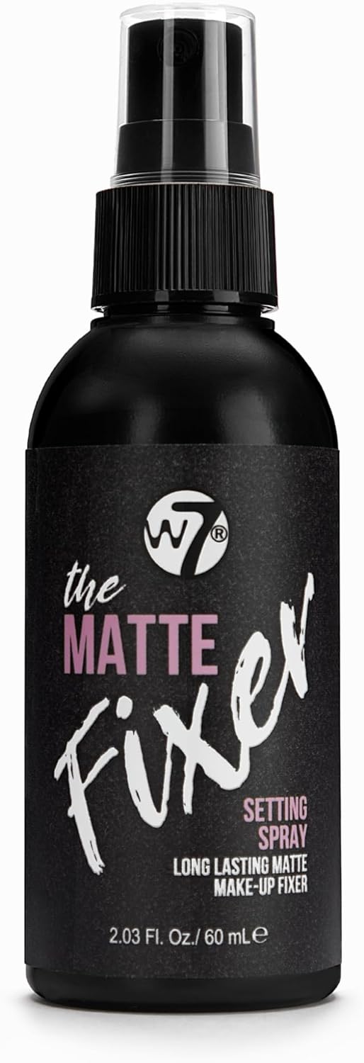 W7 The Fixer Makeup Setting Spray - Matte Finish - Long-Lasting, Ultra-Fine Formula - Cruelty Free and Vegan