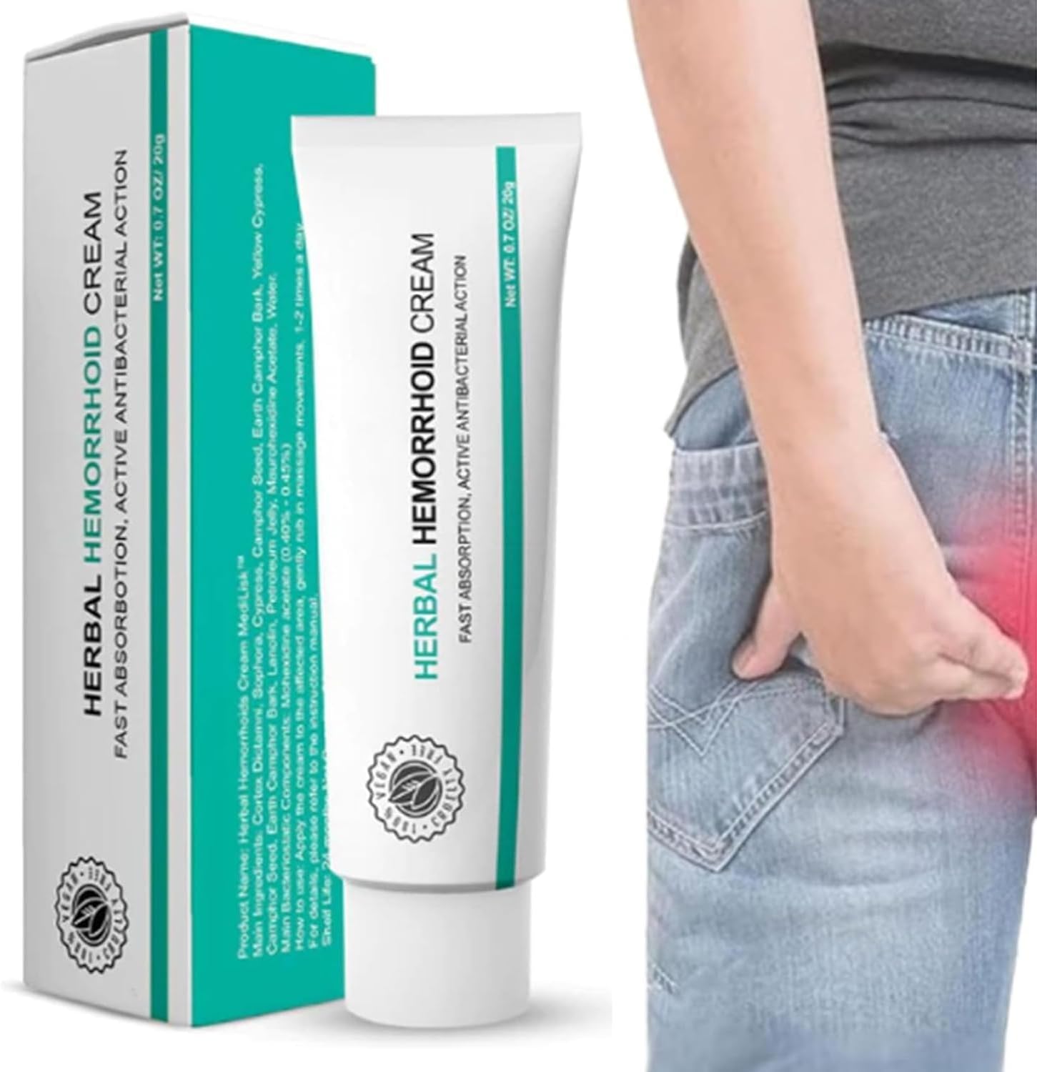 Herbal Hemorrhoids Cream MediLisk,Herbal Hemorrhoids Cream Medalisk,Herbal Hemorrhoids Cream-Medalisk Chinese Herbal Hemorrhoids Cream for Men and Women (1PC)
