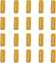 8mm OD 20mm Long Light Load Compression Mould Die Spring Yellow Compression Mould Die Spring for The Ender 3s Bed 20pcs