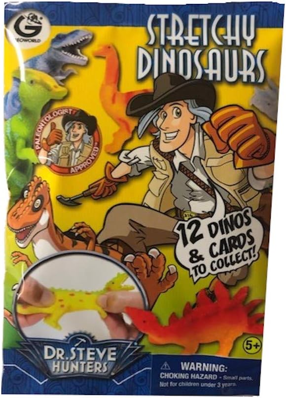 Geoworld Dr. Steve Hunters Stretchy Dinosaurs (1)