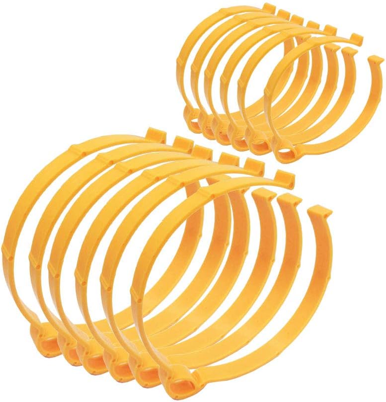 Sooper Clip Material Roll Vinyl Wrap Sheet Storage Tool for Car Wrap Vinyl Sticker Decal Film Sheet 12 Pack (6pcs 4.3in and 6pcs 5.9in)