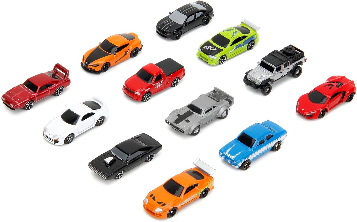 Jada Fast & Furious Car Blind Bag Die-cast Car Collectible - As seen in Fast & Furious movies die-cast models, 12 vehicles to collect, Multicolour, suitable for ages 3+