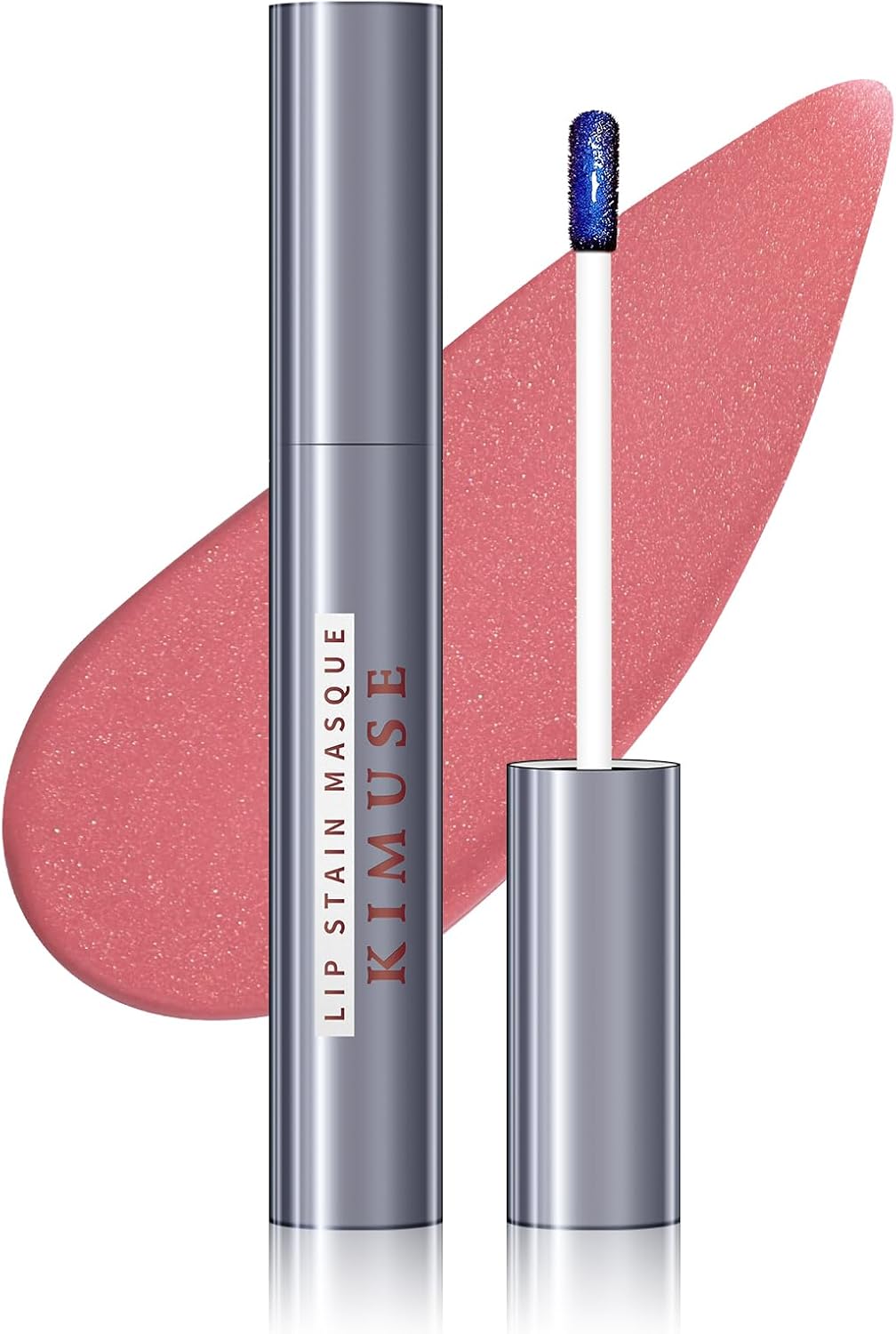 KIMUSE Lip Stain Masque, Lip Stain Peel Off Long-Lasting, Hydrating, & Smudge-Proof Lip Color with Highly Pigmentation, Natural Matte Finish Peel Off Lipstains