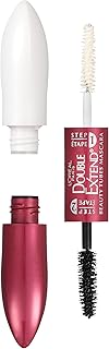 L'Oreal Paris Makeup Double Extend Tubing Mascara, Lengthening 2 Step Mascara, Smudgeproof, Black
