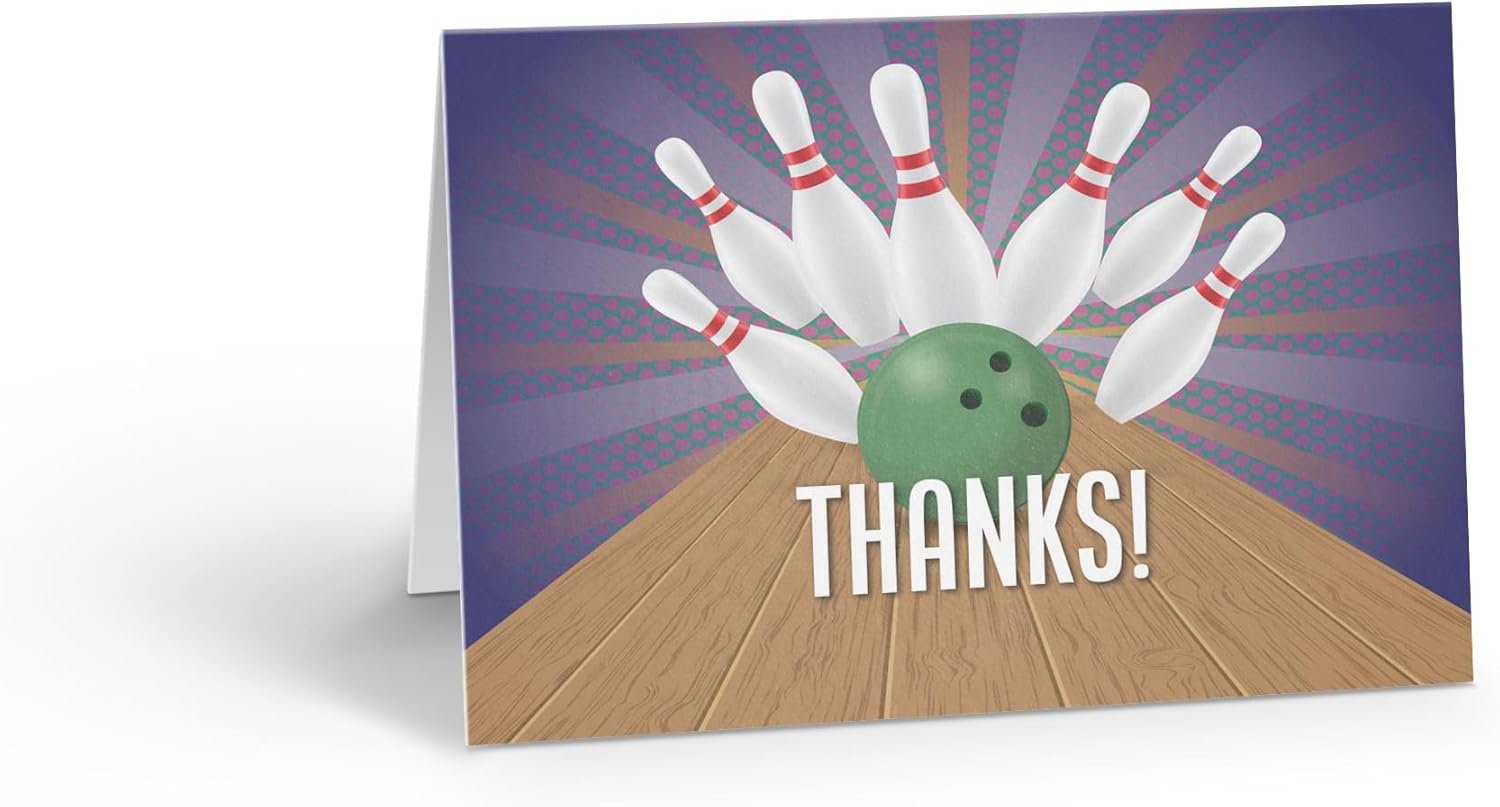Stonehouse Collection | Bowling Note Card | 10 Boxed Cards & Envelopes | Any Occasion
