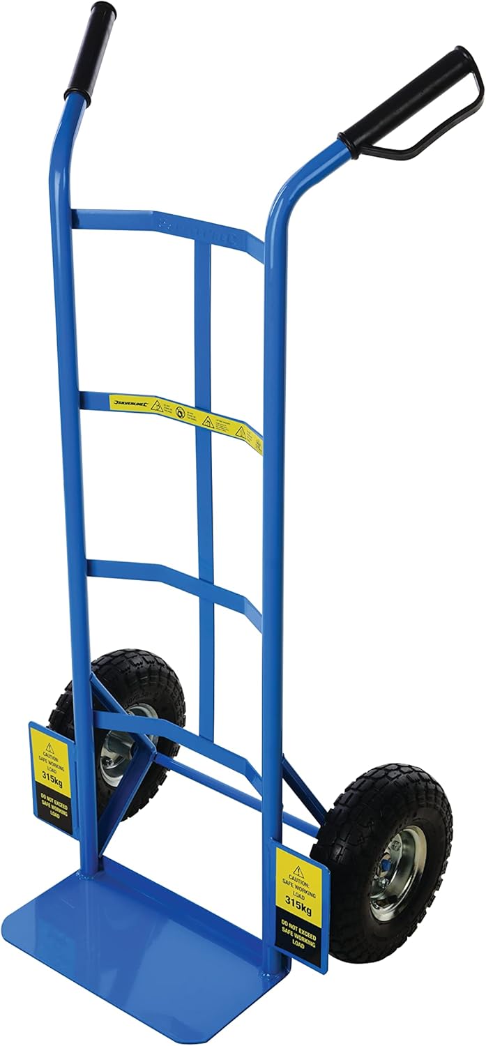 Silverline 868581 Heavy Duty Sack Hand Truck 315 kg,Blue