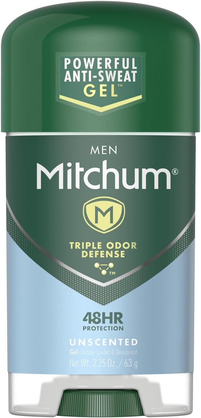 Mitchum Deodorant Mens Gel Unsncented 2.25oz
