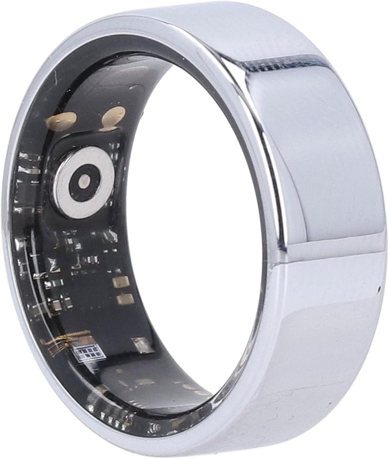 Vikye Smart Ring Health Tracker, Sleep Tracking Wearable Health Rings, Health Fitness Tracker Rings for Women & Men, with Multiple Sport Modes (Silver)