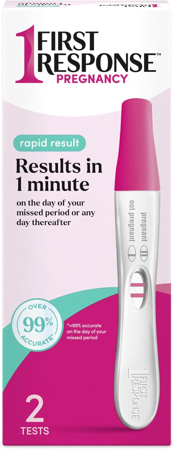 First Response Rapid Result Pregnancy Test, 2 Pack