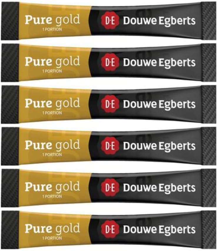 50 x Pure gold Coffee Sachet Bundle Gift set Stocking Filler By Shop4Choice