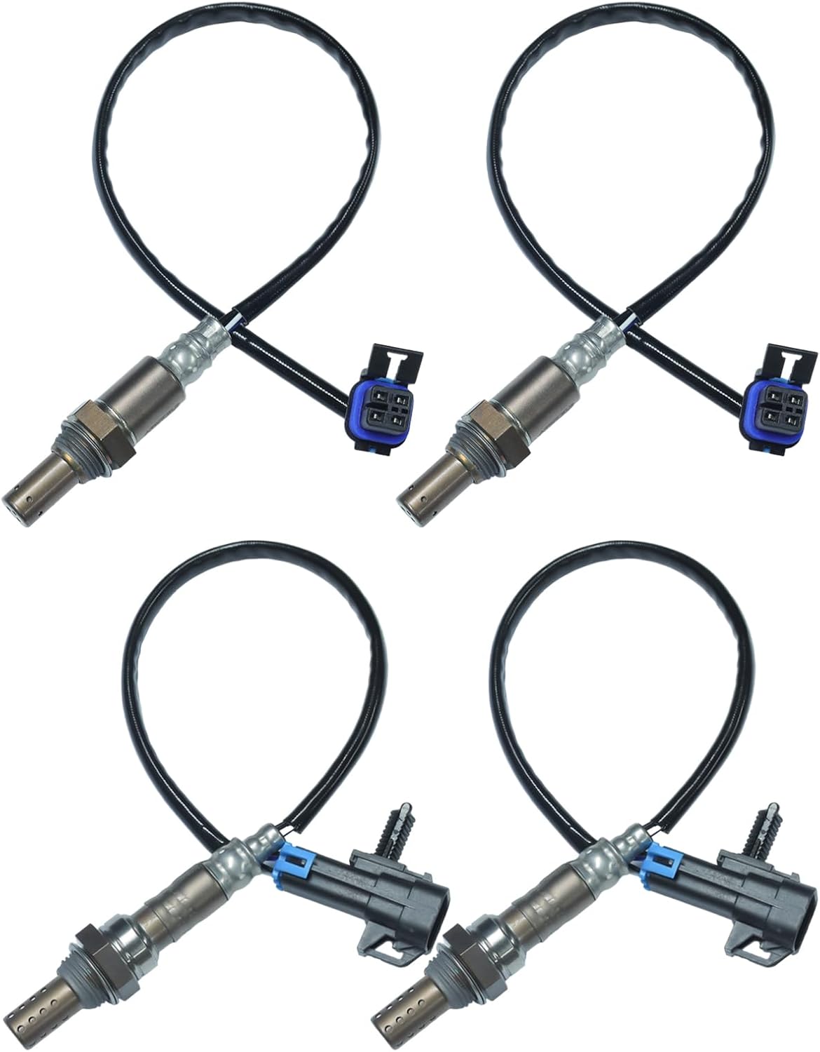 O2 Oxygen Sensor 234-4018 234-4112 234-4337 Upstream and Downstream Fit for 2007 Chevy/Chevrolet Avalanche Silverado 1500 Suburban Tahoe, GMC Sierra 1500 Yukon, Cadillac Escalade, 4PCS