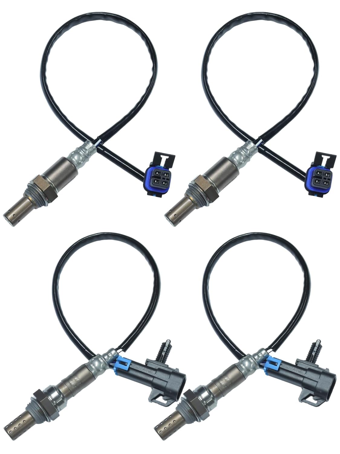 O2 Oxygen Sensor 234-4018 234-4112 234-4337 Upstream and Downstream Fit for 2006-2007 Chevy/Chevrolet Avalanche Silverado 1500 Suburban Tahoe, GMC Sierra 1500 Yukon, Cadillac Escalade, 4PCS