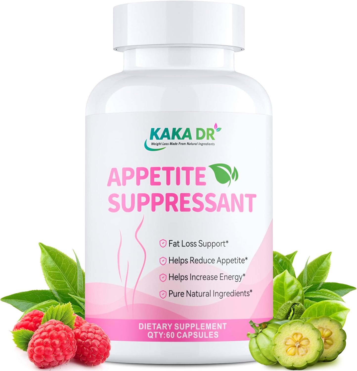 Appetite Suppressant Weight Loss Pills for Women, Night-Time Fat Burner for Women and Men, Metabolism Booster, 3rd Party Tested Supplement - 60 Pills